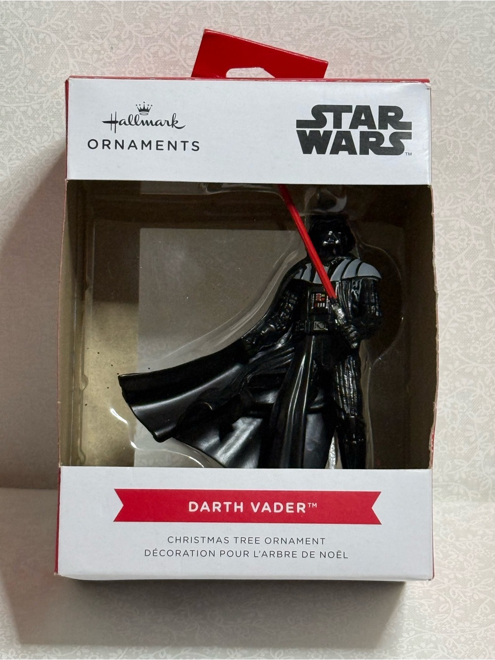 Hallmark Star Wars Christmas Tree Ornaments Lot - Darth Vader & Chewbacca In Box